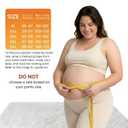 Pregnancy Belly Band for Pregnant Women – Maternity Support Belt for Belly, Back & Pelvic Pain Relief – Breathable Adjustable Pregnancy Band for Abdominal & Lower Back Support（Fits Waist 39"-51"）