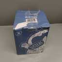 SUSTEAS Stove Top Whistling Tea Kettle - Food Grade Stainless Steel Teakettle Teapot with Cool Touch Ergonomic Handle, With 1 Silicone Pinch Mitt Included,2.64 Quart(SILVER)