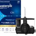 Waterpik ION Professional Water Flosser, Rechargeable and Portable for Teeth, Gums, Braces, 10 Settings, 7 Flossing Tips For Multiple Users And Needs, ADA Accepted, WF-12 Black