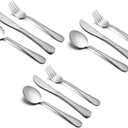 HaWare 9-Piece Toddler Kids Silverware Flatware Set, Stainless Steel Hammered(Adult Look) Preschooler Eating Utensils, Adult Diet Tableware, Includes 3 Spoons 3 Forks 3 Butter Knives, Dishwasher Safe