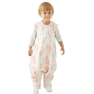 Duomiaomiao 2 Pack 0.5 TOG Toddler Sleep Bag 24-36 Months 100% Cotton Lightweight Baby Sleep Sack with Feet, Breathable Comfy Toddler Wearable Blanket