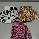 wegreeco Washable Female Dog Diapers (Pack of 3) (X-Large (17.5"-27" Waist), Cheetah Print)
