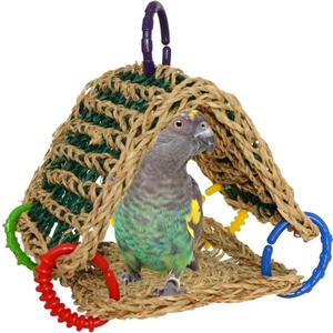 Super Bird Creations SB881 Seagrass Tent, Small/Medium Bird Size, 8 x 7 x 8