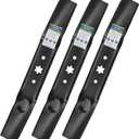 GICOOL 942-05056A Mower Blades with 6 Star Hole for 54" MTD/Cub Cadet/Troy-Bilt Mower Deck, Replaces OEM 742-05056, 942-05056, 742-05056A, CMXGZAM110143, Fits Troy-Bilt XT1 ST54 L54 RZT54, 3-Pack