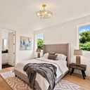 Semi Flush Mount Ceiling Light Gold Acrylic Ceiling Light Fixture 4-Light Foyer Lighting fixtures for Living Room,Hallway,Bedroom,Kitchen Island,Dining Room