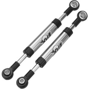 2Pcs Vgoohobby Metal Adjustable Length Servo Linkage Steering Link Rod Compatible with Traxxas TRX4 Axial SCX10 RC4WD D90 Gen8 1/10 RC Crawler Car