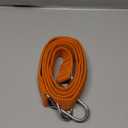 Marcobrothers Flat Bungee Cords Elastic Straps with HooksHeavy Duty Bungee Cord (60 inch X 1, Orange)