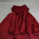 Satin Mini Homecomg Dress for Teens Short Backless with Pockets Spaghetti Strap Cocktail Dress (2, Burgundy)