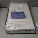 100% Blackout Shield Linen Blackout Curtains for Bedroom 84 Inches Long, Back Tab/Rod Pocket Living Room Drapes, Thermal Insulated Blackout Curtains 2 Panels Set, 50" W x 84" L, Cream