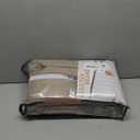 Dark Flax Heavy Burlap Room Darkening Curtains 96 Inches Long for Bedroom, Rustic Boho Pinch Pleated Blackout Linen Drapes 40x96 Inch Length 2 Panels Set Slide Door Curtain Decor with Adjustable Hooks