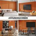 WPC Slat Wall Panels, Stylish Interior Decor Slat Paneling for Living Room, Bedroom,TV Background Wall, 48 x 6.3 Inch,16-Pack,Teak
