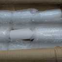 72 Pack White Pillar Candles Bulk Set, 2x3 2x4 2x6 Inch - 24 Each Size, Dripless Smokeless Clean Burning for Wedding Centerpieces, Home Decor, Church, Romantic Ambiance！