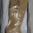 festooning Women's Knee High Boots Pointed Toe Inner Zipper Western Cowboy Boots Pull On Chunky Heel Wide Calf Tall Boots for Ladies