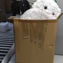 Lulu Home 2-Pack Lighted Christmas Snowman Decorations, 3.1+2.5FT Outdoor Snowmen with 70 LEDs White Lights, 2D Plug-in Snowman Holiday Yard Decor with Scarves for Lawn Garden Party