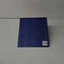 Samsill Durable 6 inch 3 Ring Binder, Made in USA, Locking D Ring FSC 100% Recycled Chipboard, Blue