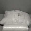 Beckham Hotel Collection Euro Size Throw Pillows (Set of 2), 26 x 26 Down Alternative Pillow Insert for Bed, Couch, and Sofa (White)