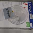 Lasko 12" Oscillating Table Fan for Home, Offices, Bedrooms, Living Rooms, 3-Speeds, Widespread Oscillation, Tilt-Back Fan Head, Portable, White, 2012