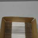 4x4x4 Inches Shipping Boxes Set of 40, White Corrugated Cardboard Box Literature Mailer for Packing Small Business
