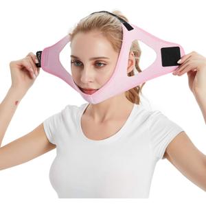 Anti Snoring Chin Strap for CPAP Users (Pink)