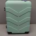 Hardside Carry On Luggage 22x14x9 Airline Approved with Spinner Wheels, Lightweight 20-inch Carry-On Suitcase for Men & Women, Green (Style1 Mint Green)
