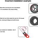 1-Pack 12.5" Scooter Inner Tube 12 1/2 x 2 1/4 Angled Valve Stem 12.5" x 2.25" Tube Compatible with 12.5X1.75 12.5 X 1.95 12.5 X 2.125 12.5 x 2.25 Most Bike and Scooter Tire Tube