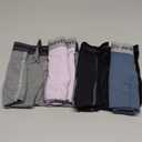 Pair of Thieves Soft Cotton Boxer Briefs for Men Pack (4  Pack) - Tagless Mens Underwear for All-Day Comfort and Support (Lavender/Grey/Black/Blue) XL