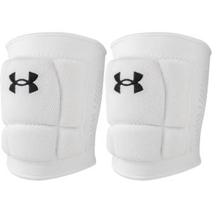 Under Armour Volleyball Knee Pads, Lightweight, Durable Protection on The Court, Youth  (White)