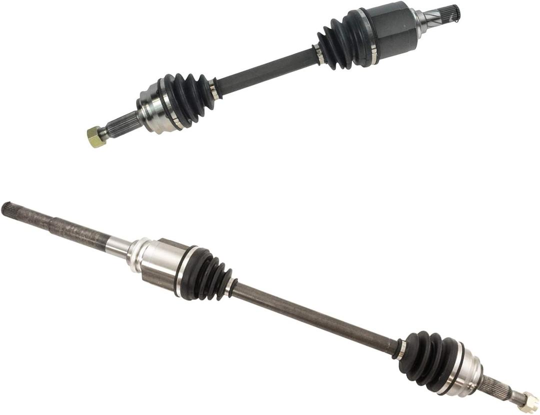 TRQ Front CV Axle Shaft Assembly Set Compatible with 2007-2008 Dodge Caliber 2007-2017 Jeep Compass 2007-2015 Patriot