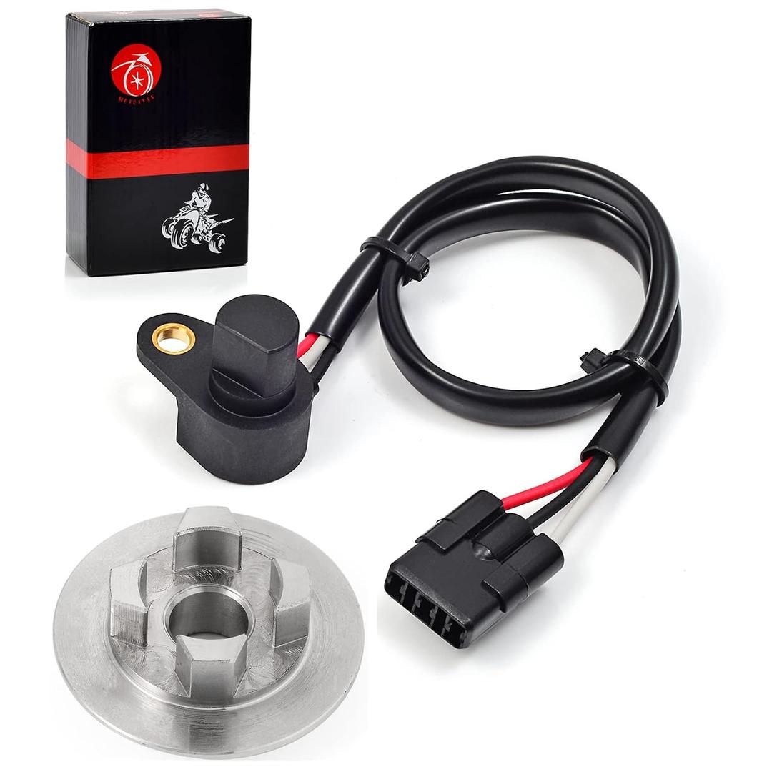 Speedometer Speed Sensor & Rotor Compatible with Suzuki Bandit 600 1200 GSF600S GSF1200S GSXR GSX-R 600 750 1000 Katana 600 GSX600 750 Vstrom 650 DL650 SV1000 DL1000 3499035F00 34990-35F00 34981-38G01