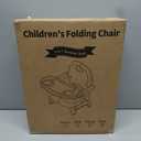 BBsecure Booster Seat for Kitchen Chair, 3-in-1 Foldable Baby Booster Seat with Removable Dual Tray & 3-Point Harness, Portable Toddler Booster Chair for Dinning Table, Travel, Outdoor Camping, Gray