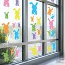 Resurhang 2 Pcs Large Easter Bunny Stencils 5 Sizes Reusable Rabbit Stencil Drawing Template for Painting on Window, Floor, DIY Crafts, Doormats, Paper, Wall, Party Decor