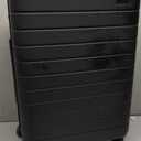 Away Bigger Carry-On Luggage, Lightweight Hardside Large Suitcase with Spinner Wheels, TSA Lock, Airline Approved, Jet Black