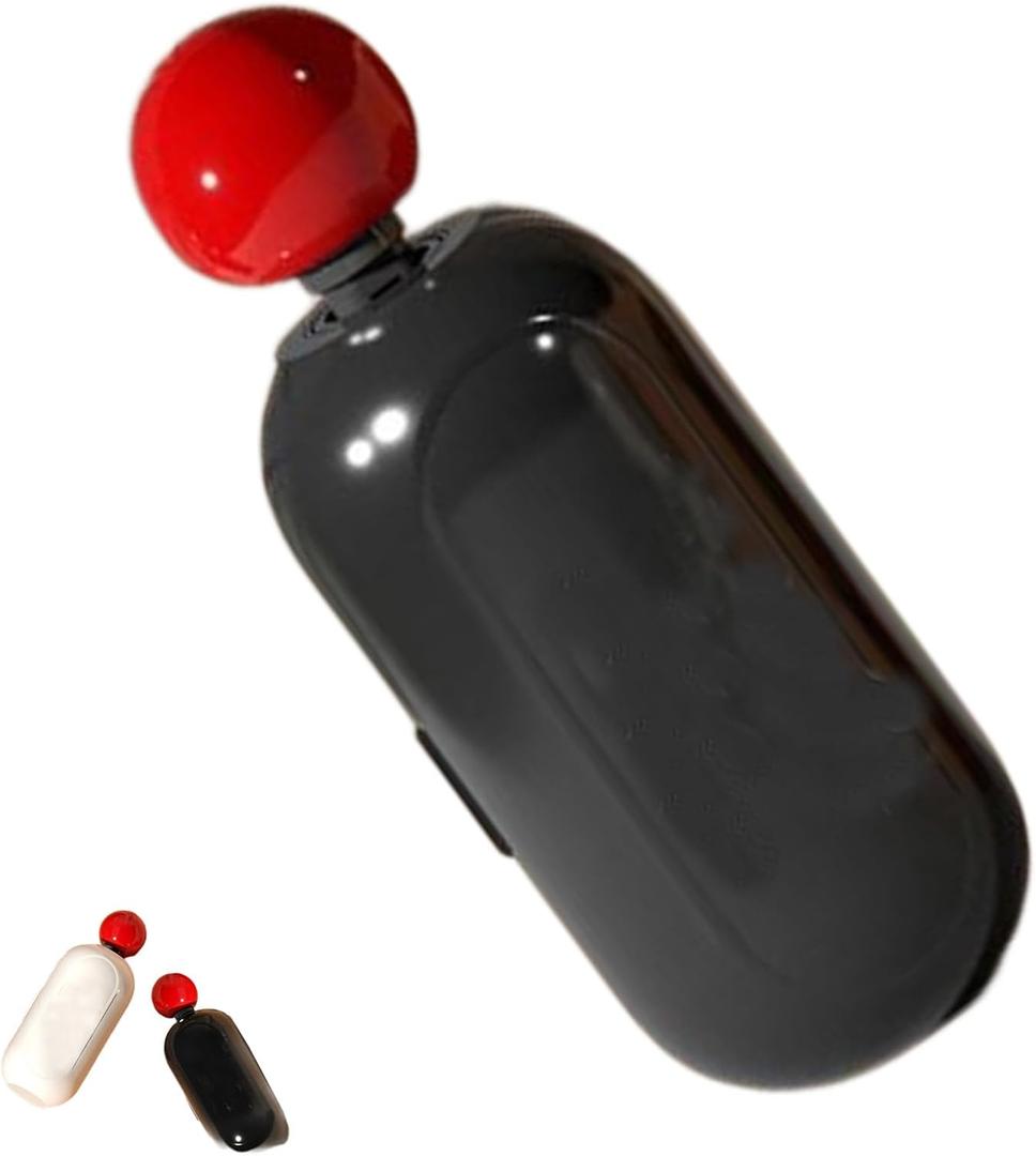 Reusable Sticky Roller Ver2, Cuzy Kitchen Lint Roller, Enjoy Portable Lint Platen, Small Portable Washable, for Clothes, Furniture, Dog & Cat Hair (Black * 1)