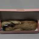 REECHO Ponytail Extension, 24" Claw Clip Ponytail Extension Wavy Ponytails Hair Extensions Jaw Clip on Pony Tails Natural Synthetic Hairpiece for Women Daily, Ash Brown