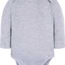 Gerber Unisex Baby Long Sleeve Solid Onesies Multi-pack Interlock 180 Gsm
 24M