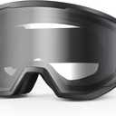 EXP VISION Ski/Snowboard Goggles for Men Women, OTG Snow Goggles Anti Fog UV Protection