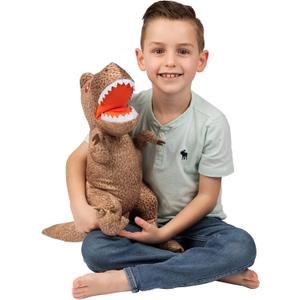 Jurassic World Dominion Rexy T-Rex Bedding Super Soft Plush Cuddle Pillow Buddy, One Size, By Franco Kids