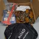 Car Tire Chains 205-305mm, Universal Emergency Anti-Skid Snow Strap Tires Chains for Trucks/Minivan/Pickup/SUV/ATV/UTV, Adjustable Thickened Traction for Tire Width 8.1-12inch(10 Pcs)