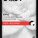 Americanflat 24x34 Poster Frame with Polished Plexiglass - Black Picture Frame - Wide Photo Frames Made of Engineered Wood for Vertical or Horizontal Wall Display - Epic Collection - Black