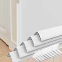 Wall Corner Edge Protector - 1x1x36 inch Baby Proofing Corner Guards, Self-Adhesive Furniture Edge Strips, for Home, Kindergarten, Office, 5 Pack White