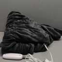 Heated Blanket Full Size Electric Blanket 72" X 84" with 5 Heating Level & 10 Hour Auto Off, Ultra-Warm Selected Flannel Heating Blanket for Adults, Machine Washable, Gifts for Grandma(Charcoal Grey)