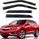 4 x KPY Rain Guards Fit for 2013-2018 Acura RDX, Out-Channel Window Visors Vent Wind Deflectors 4PC, Car Accessories for 13-18 Acura RDX