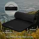 Retrospec Solana Yoga Mat 1" Thick w/Nylon Strap for Men & Women - Non Slip Exercise Mat for Home Yoga, Pilates, Stretching, Floor & Fitness Workouts