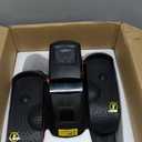 Putnen Under Desk Elliptical Machine, Electric Elliptical Leg Exerciser for Seniors with 12 Adjustable, Portable Quiet Elliptical Exercise Machine, Seated Pedal Exerciser with Remote Control (Orange)