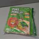 jackinthebox Poke Poke Art Animals Theme, Mess-Free Fabric Art and Craft, Flower Pressing Kits, Gift for Kids, Gift for Girls and Boys Ages 4 5 6 7 8