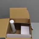 MR.SIGA Toilet Bowl Brush and Holder, Premium Quality, with Solid Handle and Durable Bristles for Bathroom Cleaning, White, 1 Pack (One Size)