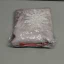 48" White Snowman Christmas Tree Skirt with 6pcs Plastic Snowflakes,Snowflakes Xmas Large Tree Ornaments Mat for Xmas New Years Eve Holiday Party Outdoor Decoration