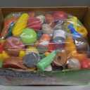 Shimfun 143 Piece Play Food for Kids Kitchen - Toy Assortment - Pretend Food for Toddler - Bonus Water Bottle + Deluxe Color Box Packaging + Storage Bag