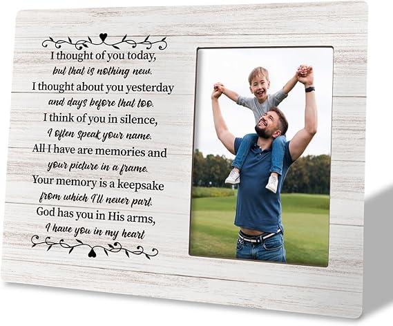 Memorial Gifts, Wooden Picture Frame 4x6