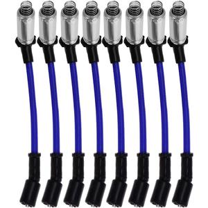 10.2MM Spark Plug Ignition Wire - Replacement for 2000-2009 Chevy, GMC, Isuzu, Hummer V8 (48322R, 48322, 7831)